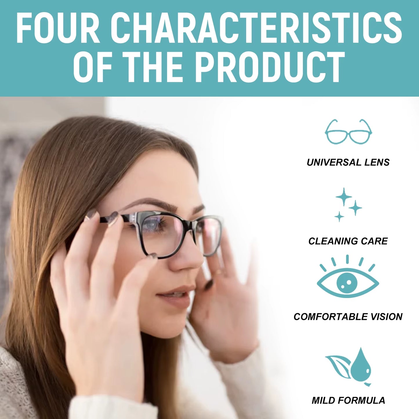 Glasses Lens Cleaner Spray Repairs Small Scratches and Abrasions Effectively Cleans Dirt Restores Lens Smoothness anti Fog Oil