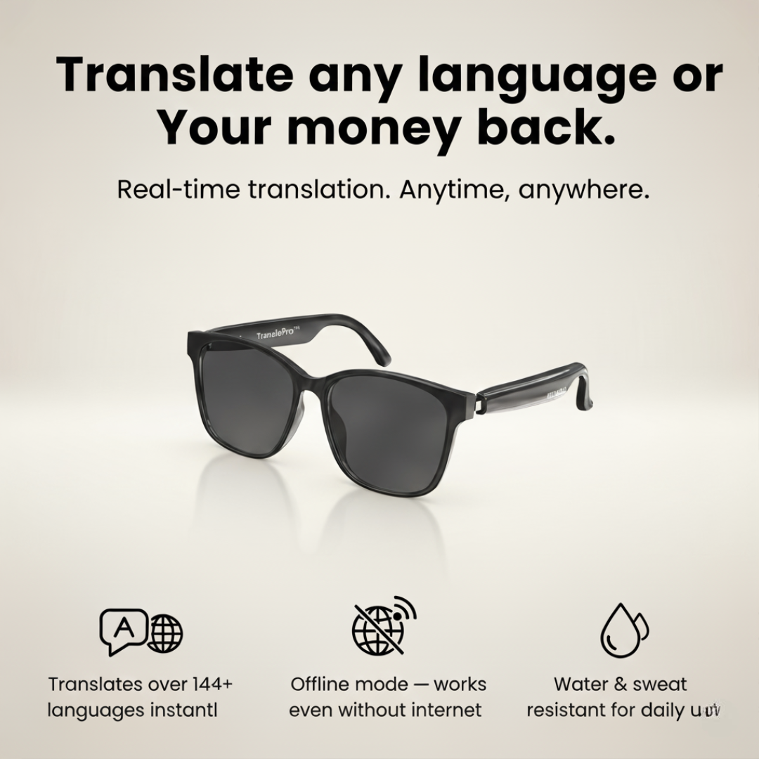 Hyundai TranslaPro™-AI Glasses That Translate 144+ Languages